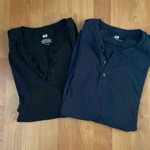 H&M 3 Button Tee Bundle